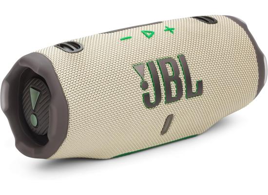 JBL Charge 6 - Portable Waterproof & Drop-Proof Bluetooth Speaker, Bold Pro Sound with AI Sound Boost, 28Hrs of Playtime, Built-in power bank & Comes with a Sturdy/Removable Carrying Strap - Sand